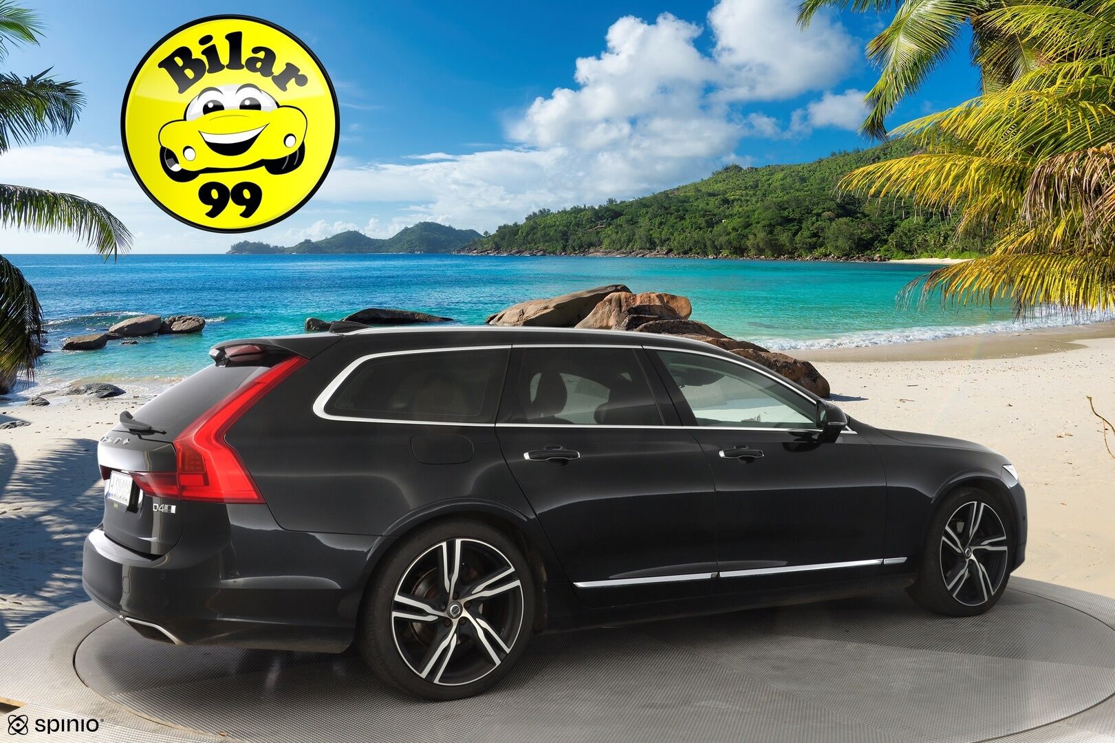 Volvo V90 2017 D4 AWD Inscription aut. *Polestar / HUD / ACC / 360° / Webasto / Muistipenkki / Keyless / Koukku* - Polestar / Kahdet OEM vanteet / Huippuvarusteet / Viimeisin huolto 241tkm