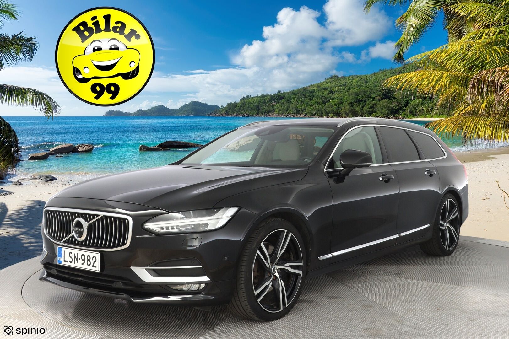 Volvo V90 2017 D4 AWD Inscription aut. *Polestar / HUD / ACC / 360° / Webasto / Muistipenkki / Keyless / Koukku* - Juuri saapunut! / Juuri huollettu / Polestar / Kahdet OEM vanteet / Huippuvarusteet 