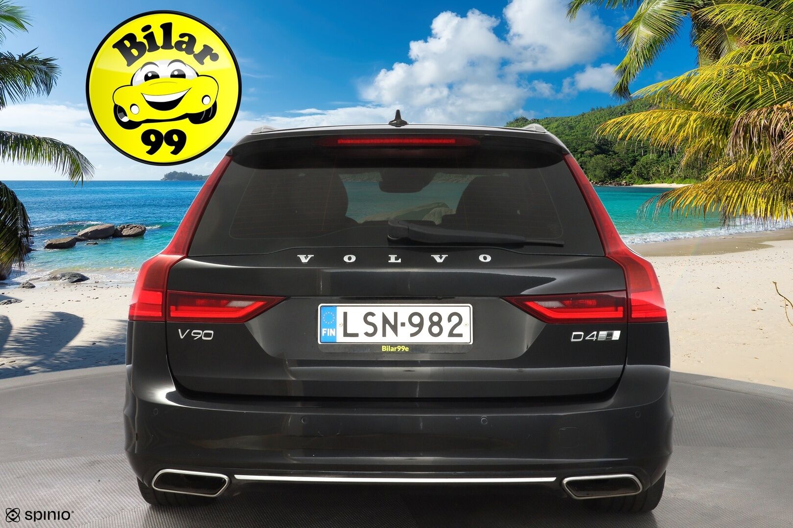 Volvo V90 2017 D4 AWD Inscription aut. *Polestar / HUD / ACC / 360° / Webasto / Muistipenkki / Keyless / Koukku* - Polestar / Kahdet OEM vanteet / Huippuvarusteet / Viimeisin huolto 241tkm