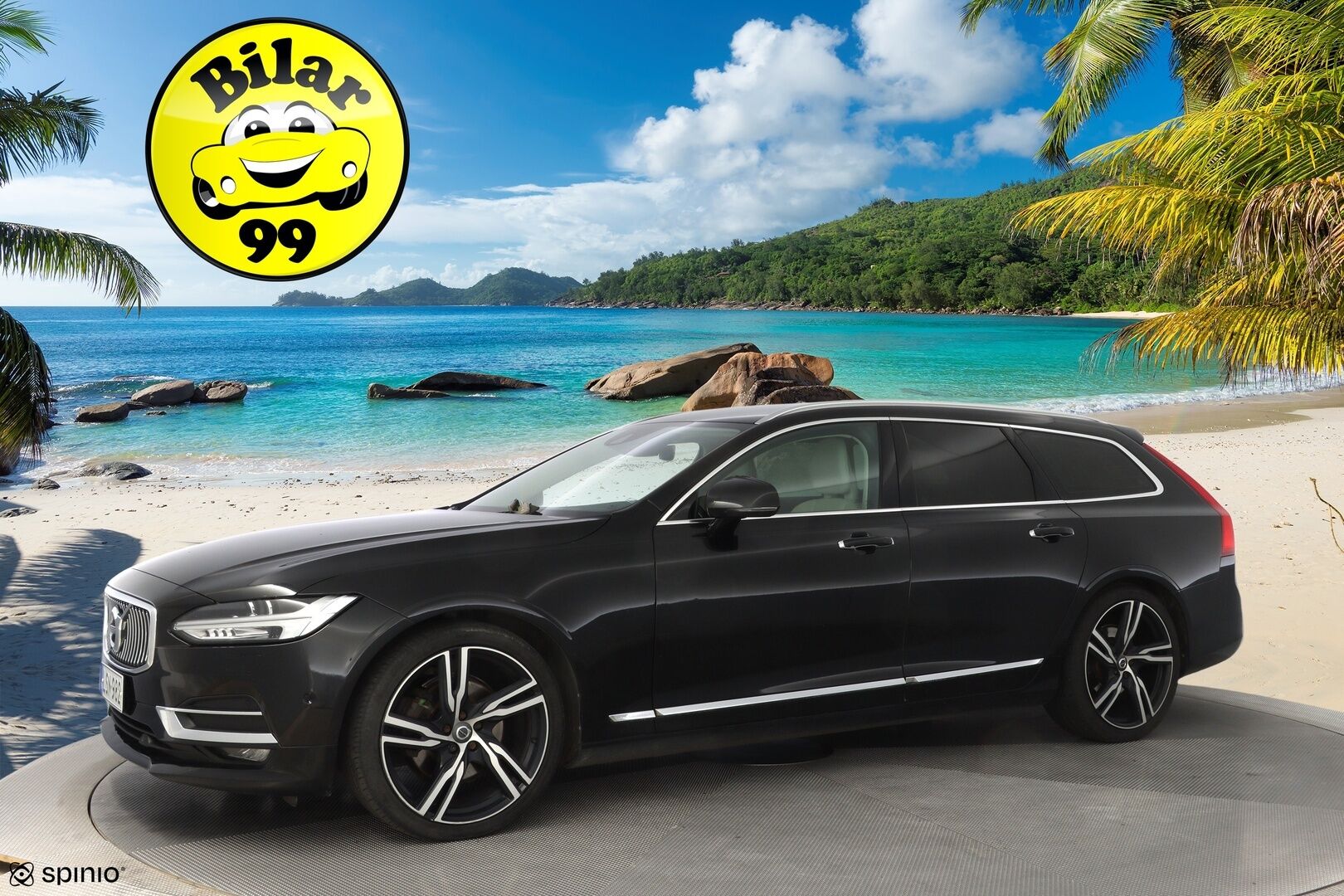 Volvo V90 2017 D4 AWD Inscription aut. *Polestar / HUD / ACC / 360° / Webasto / Muistipenkki / Keyless / Koukku* - Polestar / Kahdet OEM vanteet / Huippuvarusteet / Viimeisin huolto 241tkm