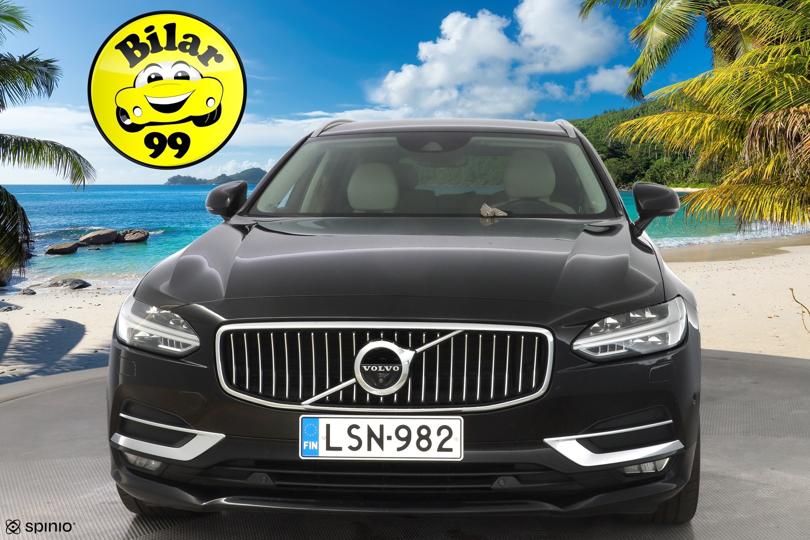 Volvo V90 2017 D4 AWD Inscription aut. *Polestar / HUD / ACC / 360° / Webasto / Muistipenkki / Keyless / Koukku* - Polestar / Kahdet OEM vanteet / Huippuvarusteet / Viimeisin huolto 241tkm