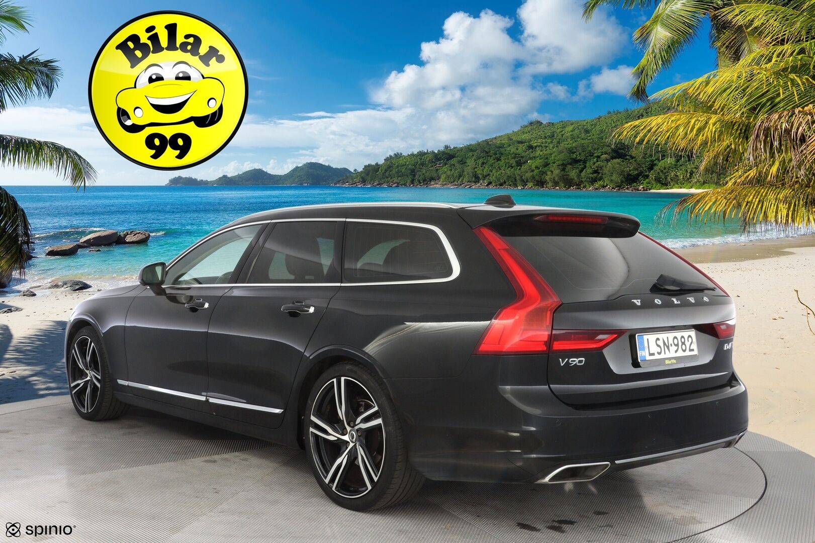 Volvo V90 2017 D4 AWD Inscription aut. *Polestar / HUD / ACC / 360° / Webasto / Muistipenkki / Keyless / Koukku* - Juuri saapunut! / Juuri huollettu / Polestar / Kahdet OEM vanteet / Huippuvarusteet 