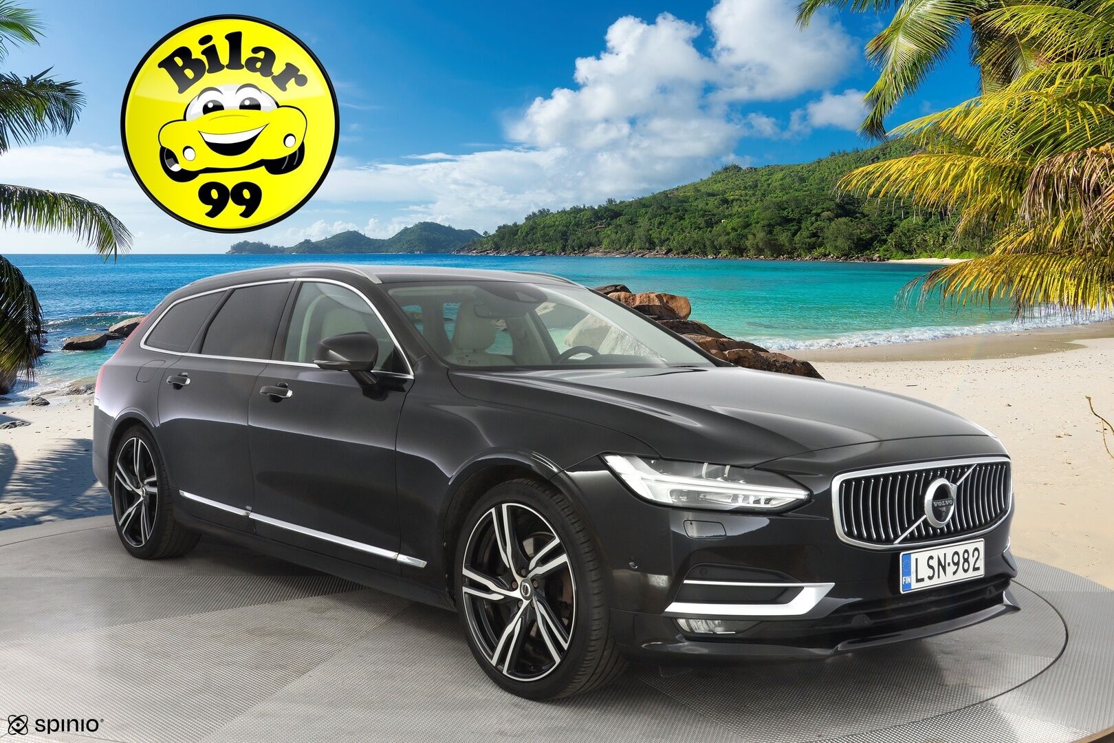 Volvo V90 2017 D4 AWD Inscription aut. *Polestar / HUD / ACC / 360° / Webasto / Muistipenkki / Keyless / Koukku* - Juuri saapunut! / Juuri huollettu / Polestar / Kahdet OEM vanteet / Huippuvarusteet 