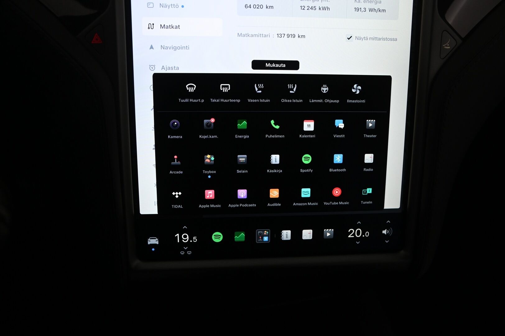 Tesla Model S 2020 Long Range AWD Raven - | CCS-päivitys tehty | 21" Turbine | Aviloo 90,2% | Intel Atom | Ilma-alusta | Premium Audio | 2x Alumiinivanteet renkailla |