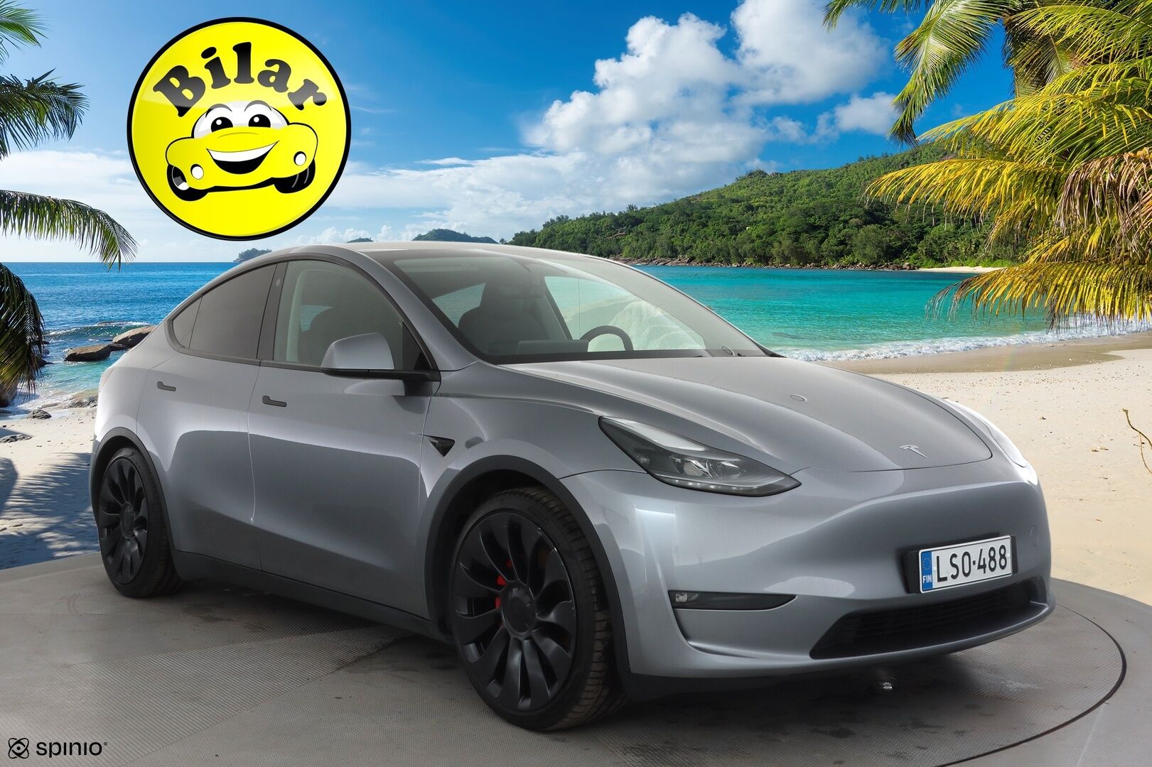 Tesla Model Y 2023 Performance - | Koukku | ILP | Lasikatto | Premium Audio | Matrix LED | P.Kamera | Mustat nahat | Ratinlämmitin | ALV | 1.Om Suomi-auto | Kahdet renkaat aluvanteilla | 