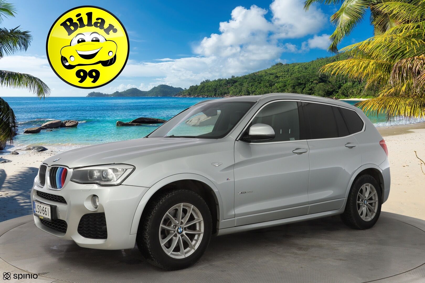 BMW X3 2015 F25 xDrive20d TwinPower Turbo A Business M-Sport * Panorama / Harman&Kardon / Vetokoukku / Prof.Navi / Sporttipenkit * - Huippuvarusteltu / Ei AdBlueta / Viimeisin huolto 147tkm