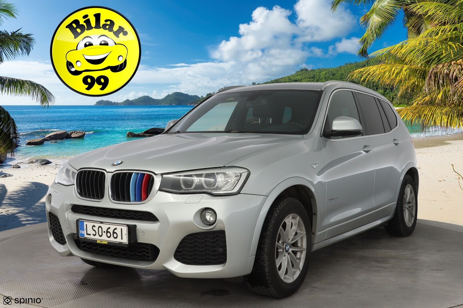 BMW X3 2015 F25 xDrive20d TwinPower Turbo A Business M-Sport * Panorama / Harman&Kardon / Vetokoukku / Prof.Navi / Sporttipenkit * - Huippuvarusteltu / Ei AdBlueta / Viimeisin huolto 147tkm