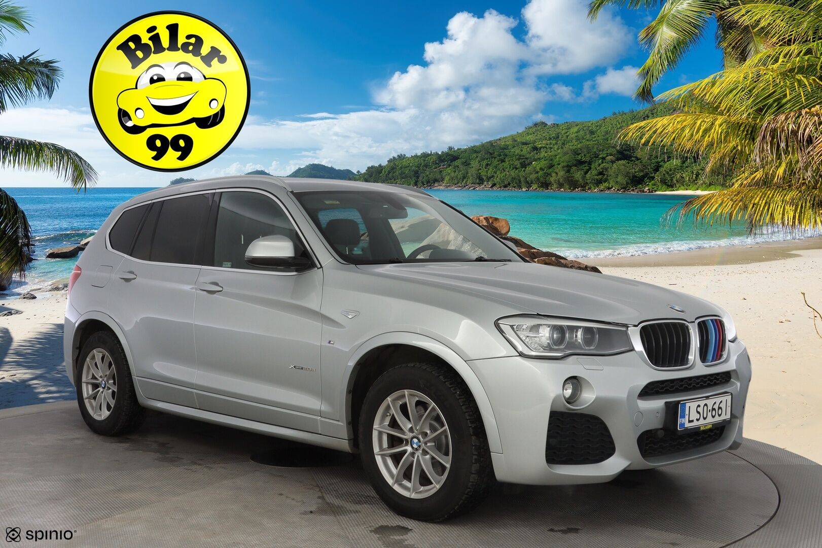 BMW X3 2015 F25 xDrive20d TwinPower Turbo A Business M-Sport * Panorama / Harman&Kardon / Vetokoukku / Prof.Navi / Sporttipenkit * - Huippuvarusteltu / Ei AdBlueta / Viimeisin huolto 147tkm