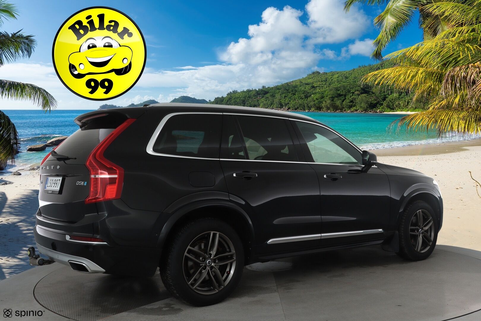Volvo XC90 2017 D5 AWD Inscription aut * Webasto / Koukku / ACC / Full-LED / 360° / Sporttinahat Muistilla / Navi / Kaistavahti * - Kahdet renkaat 