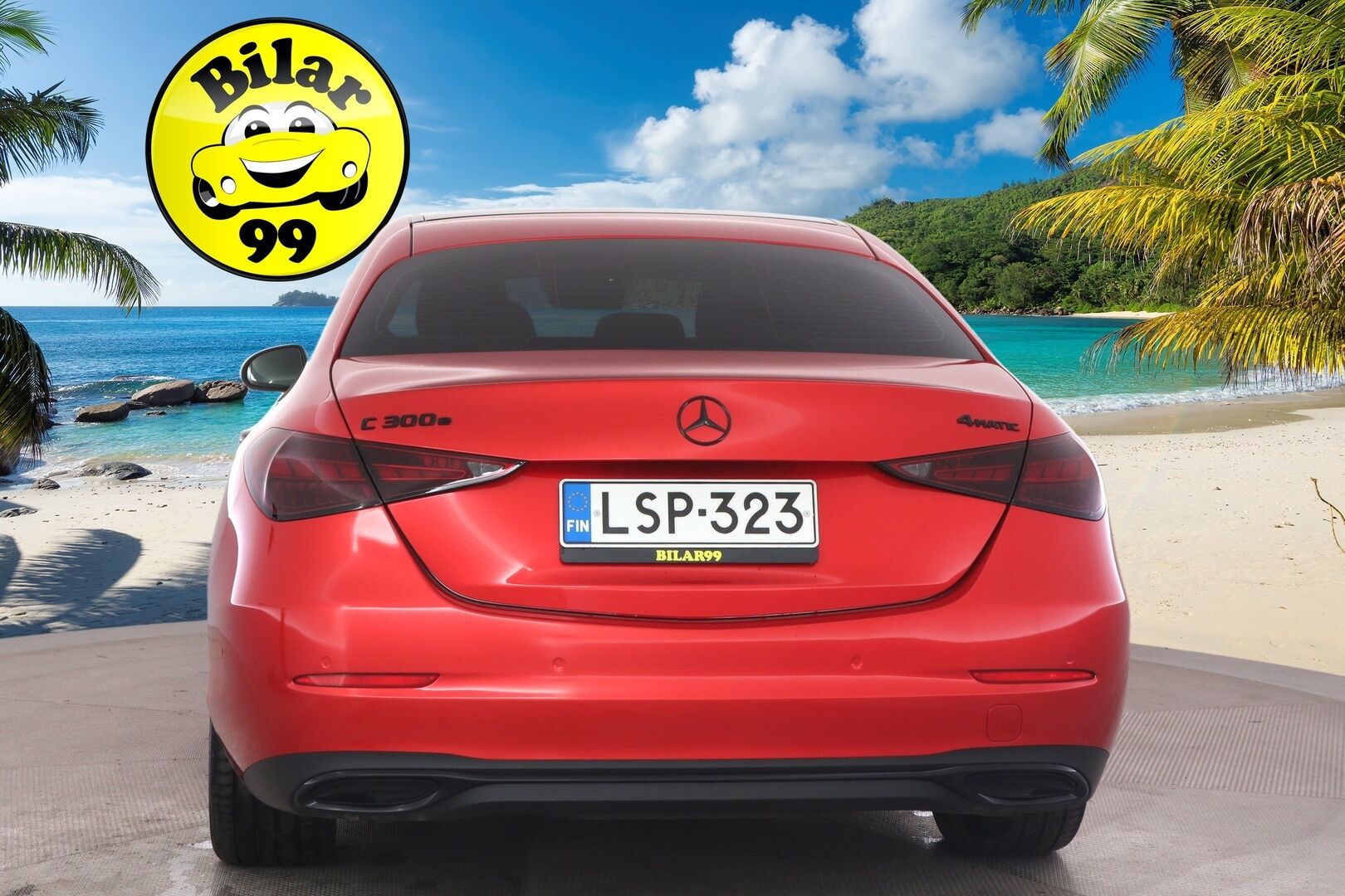 Mercedes-Benz C 2023 300 e 4MATIC A Business - 2,99 % KORKOTARJOUS TÄHÄN AUTOON - Distronic Plus / Burmester / 360° / Ilmastoidut & Hierovat Sporttinahat Muisteilla / Koukku / Ohjausavustin / KeylessGo / Esilämmitys / Teipattu!