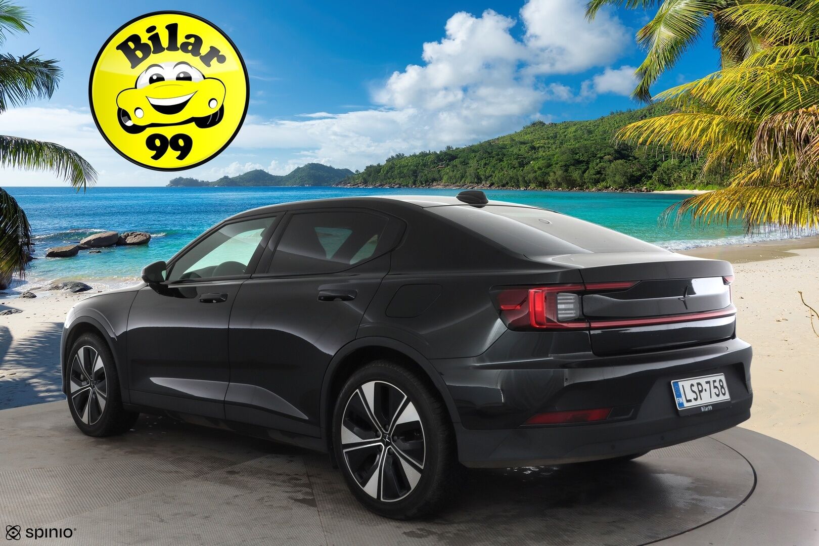 Polestar 2 2024 Standard Range Single Motor, 200kW, 69kWh * Vakkari / ILP / 360-Kamera / Muistipenkki / High performance äänentoisto * - Kahdet Renkaat / Merkkihuollettu