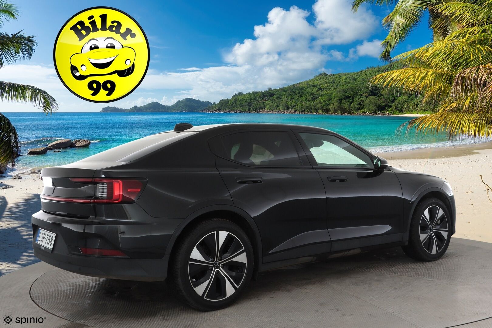 Polestar 2 2024 Standard Range Single Motor, 200kW, 69kWh * Vakkari / ILP / 360-Kamera / Muistipenkki / High performance äänentoisto * - Kahdet Renkaat / Merkkihuollettu