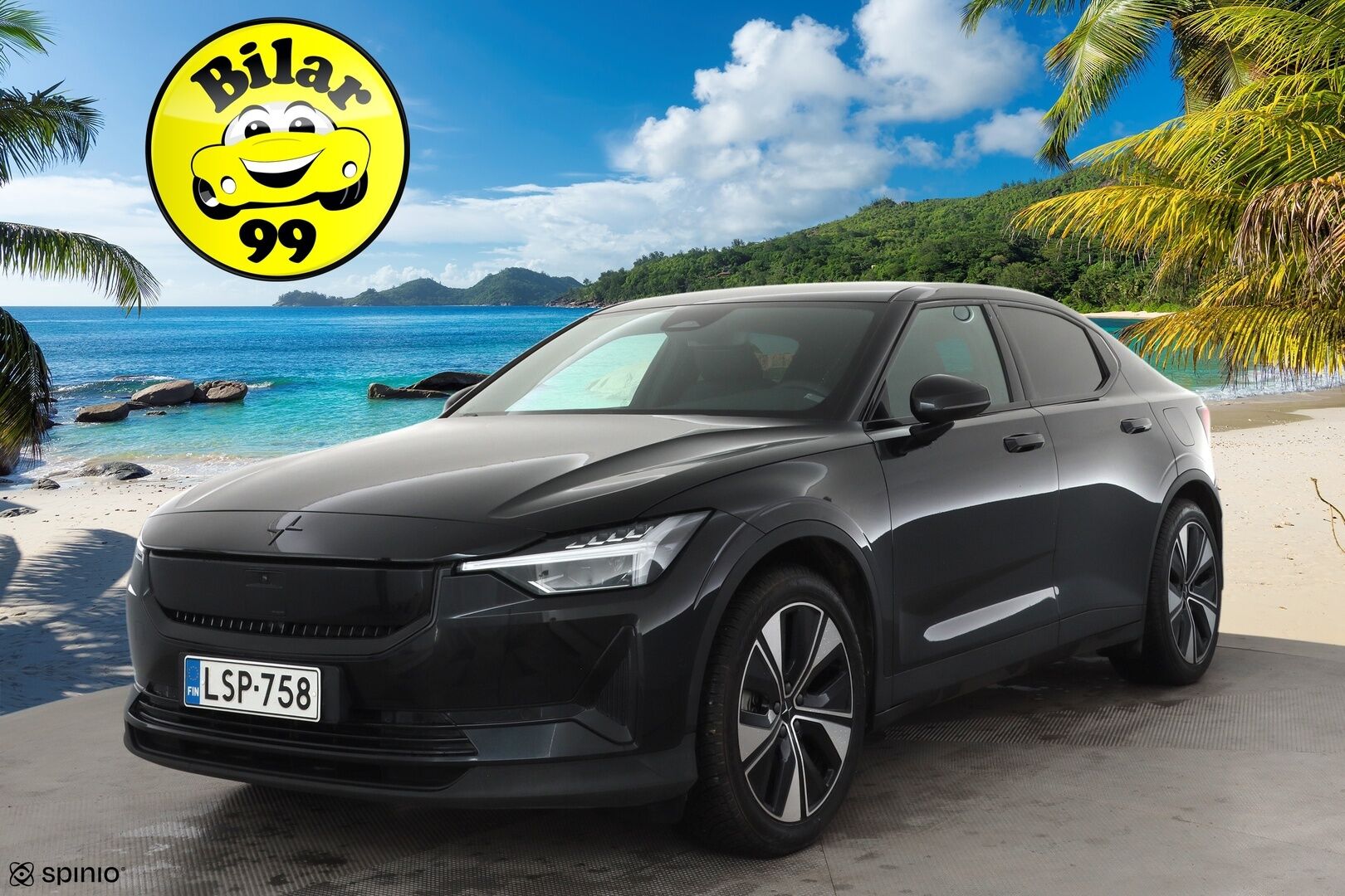 Polestar 2 2024 Standard Range Single Motor, 200kW, 69kWh * Vakkari / ILP / 360-Kamera / Muistipenkki / High performance äänentoisto * - Kahdet Renkaat / Merkkihuollettu