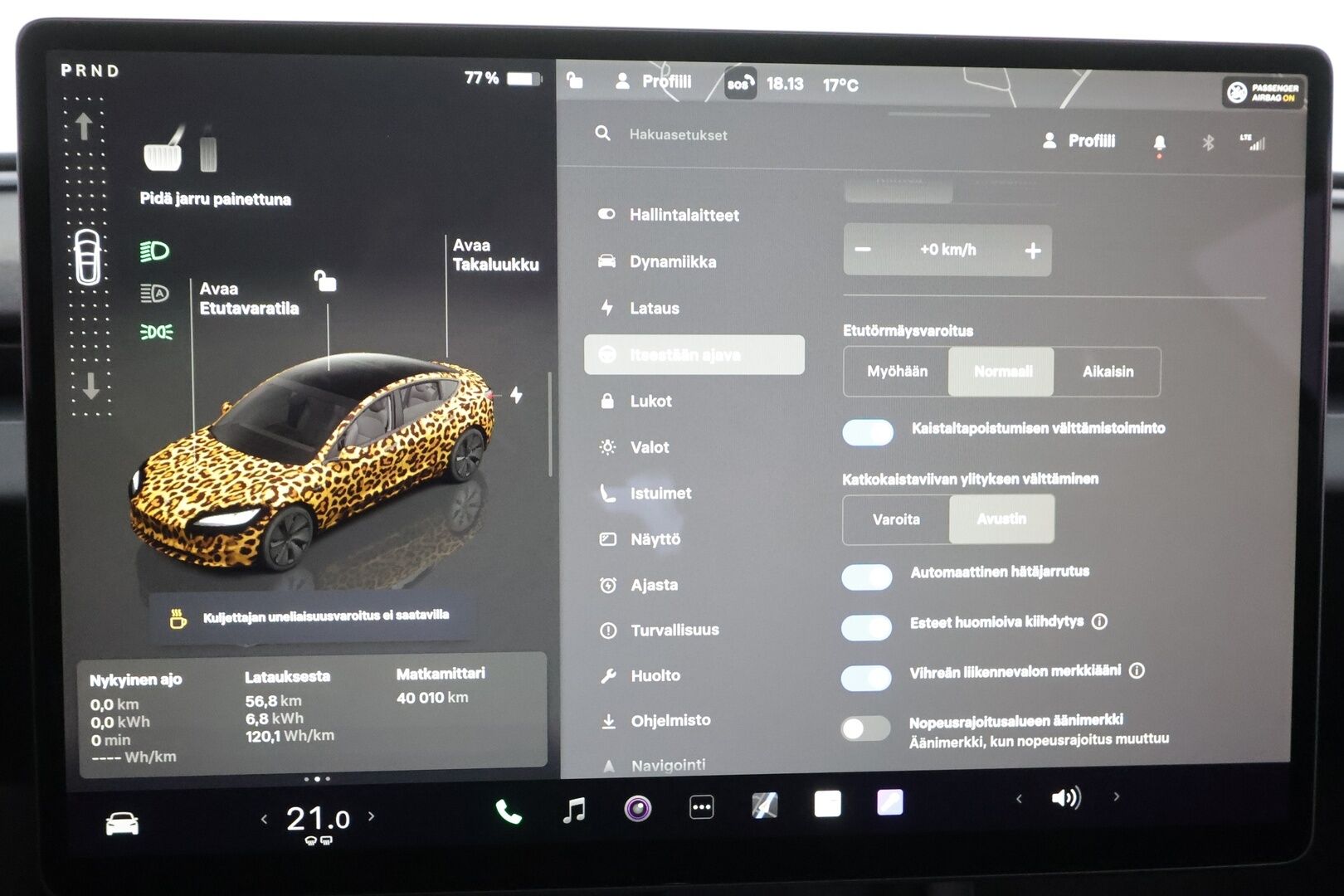 Tesla Model 3 2024 RWD Highland - | ILP | Lasikatto | ACC | Matrix-LED | P.Kamera | Ilmastoitu Muistipenkki | Navi | Kaistavahti | Keyless | 1-om Suomi-auto | 2x Latauskaapelit | Kahdet renkaat |
