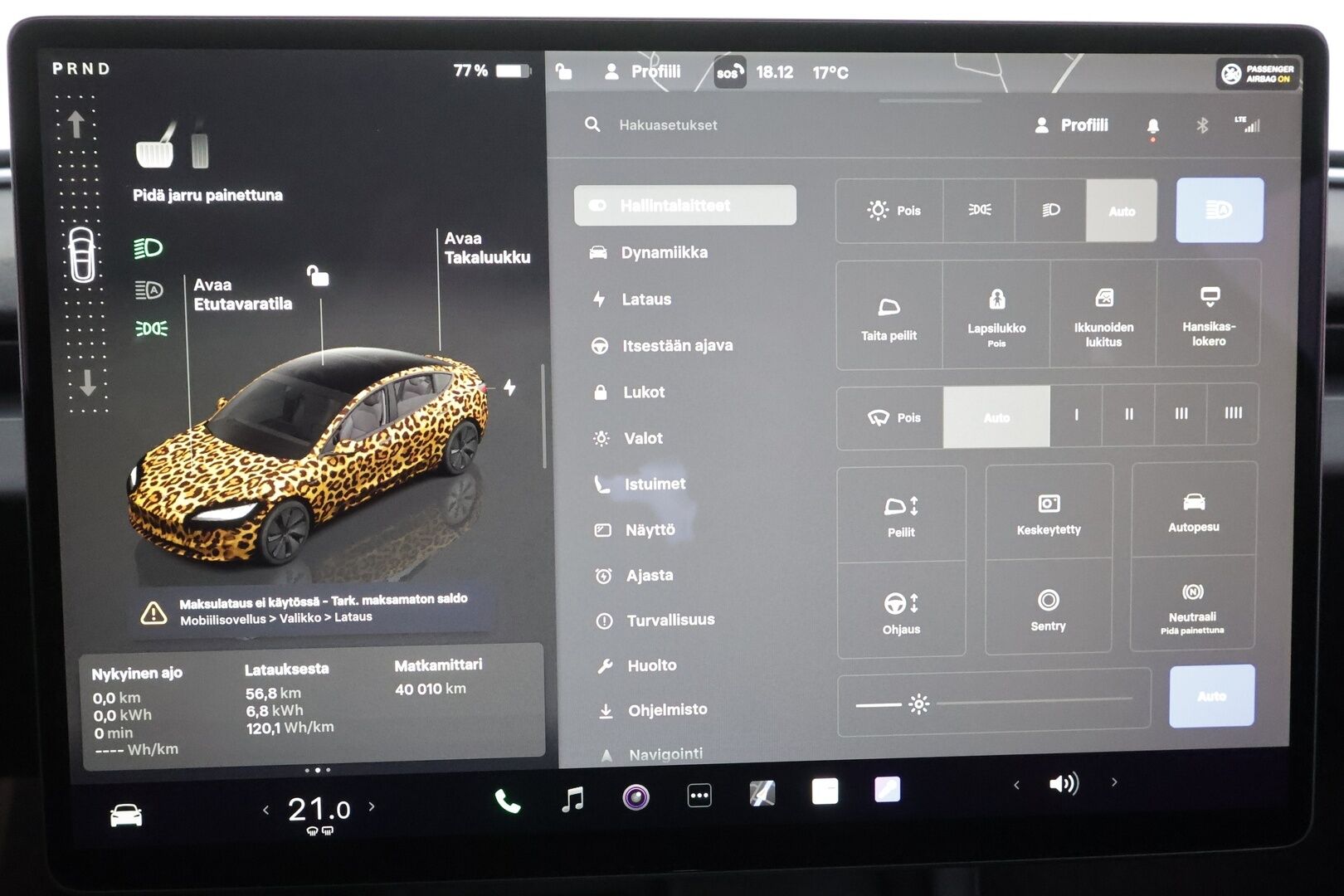 Tesla Model 3 2024 RWD Highland - | ILP | Lasikatto | ACC | Matrix-LED | P.Kamera | Ilmastoitu Muistipenkki | Navi | Kaistavahti | Keyless | 1-om Suomi-auto | 2x Latauskaapelit | Kahdet renkaat |