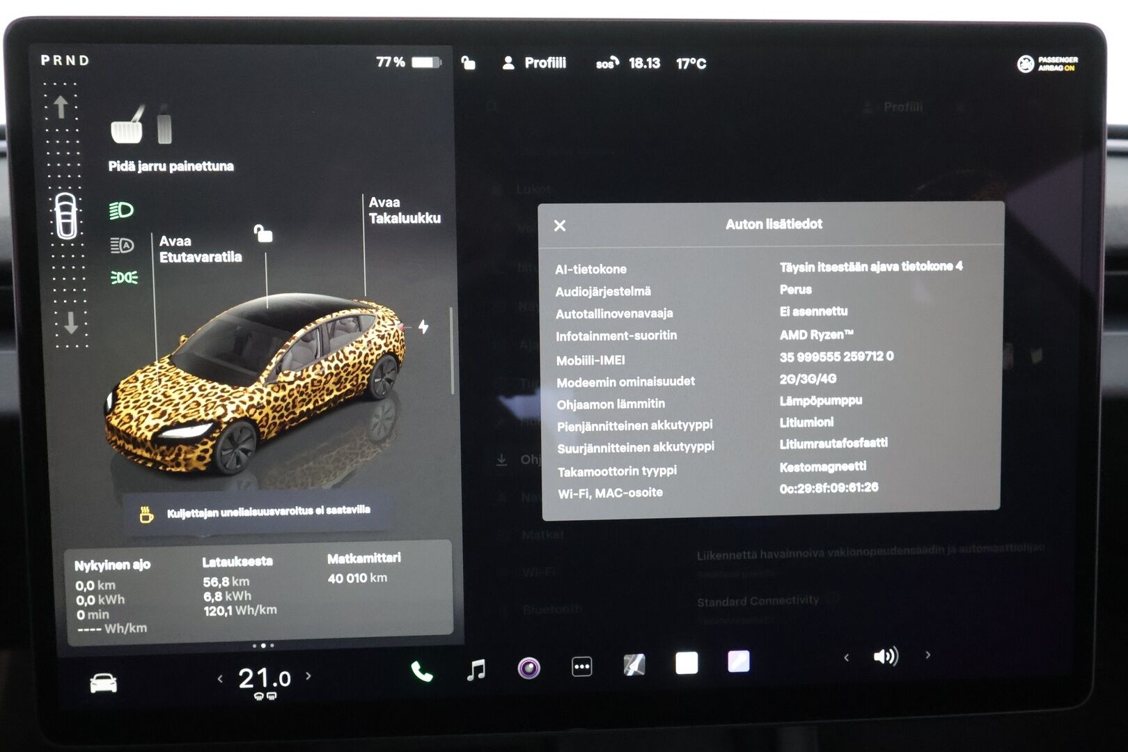 Tesla Model 3 2024 RWD Highland - | ILP | Lasikatto | ACC | Matrix-LED | P.Kamera | Ilmastoitu Muistipenkki | Navi | Kaistavahti | Keyless | 1-om Suomi-auto | 2x Latauskaapelit | Kahdet renkaat |