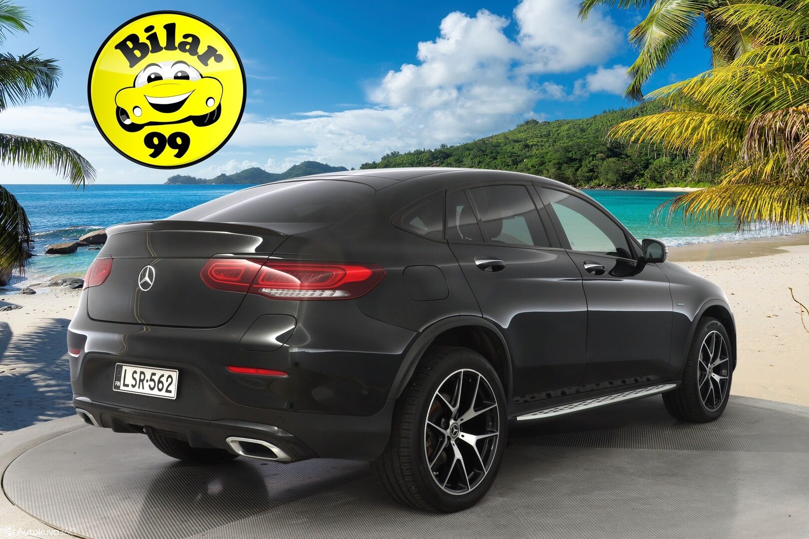 Mercedes-Benz GLC 2021 300 de 4MATIC A Business Coupé EQ Power  *ACC / 360-Kamera / Multibeam-LED /  Ilmastoidut penkit / Burmester* - 3,99 % KORKOTARJOUS TÄHÄN AUTOON - 31.5. ASTI! - Merkkiliikkeen huoltohistoria /  Night-Paketti / AMG- ulko ja sisäpaketti / Kahdet hyvät renkaat / Supervarustelu / Ambient 