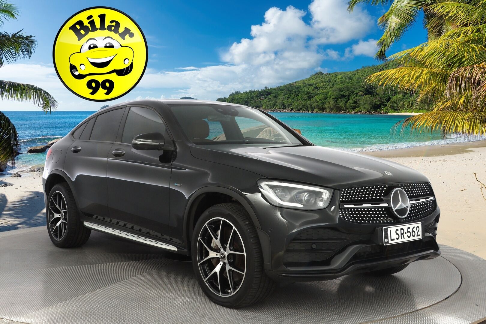 Mercedes-Benz GLC 2021 300 de 4MATIC A Business Coupé EQ Power  *ACC / 360-Kamera / Multibeam-LED /  Ilmastoidut penkit / Burmester* - 3,99 % KORKOTARJOUS TÄHÄN AUTOON - 31.5. ASTI! - Merkkiliikkeen huoltohistoria /  Night-Paketti / AMG- ulko ja sisäpaketti / Kahdet hyvät renkaat / Supervarustelu / Ambient 