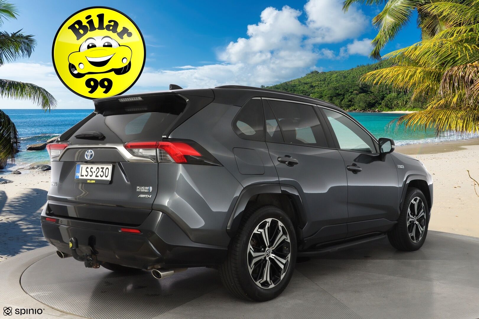 Toyota RAV4 Plug-in 2021 Hybrid 2,5 AWD-i Premium / ACC / Ilmastoidut muistipenkit / JBL / HUD / Kamera / Koukku / Panorama / Ratinlämmitin / Blis - 3,99 % KORKOTARJOUS TÄHÄN AUTOON 31.8. ASTI! - Viimeisin huolto Toyotalla 02/25 55tkm! / Kahdet alumiinivanteet hyvillä renkailla / Todella näyttävä yksilö! 