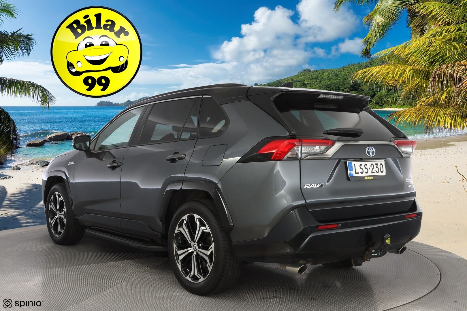 Toyota RAV4 Plug-in 2021 Hybrid 2,5 AWD-i Premium / ACC / Ilmastoidut muistipenkit / JBL / HUD / Kamera / Koukku / Panorama / Ratinlämmitin / Blis - 3,99 % KORKOTARJOUS TÄHÄN AUTOON 31.8. ASTI! - Viimeisin huolto Toyotalla 02/25 55tkm! / Kahdet alumiinivanteet hyvillä renkailla / Todella näyttävä yksilö! 