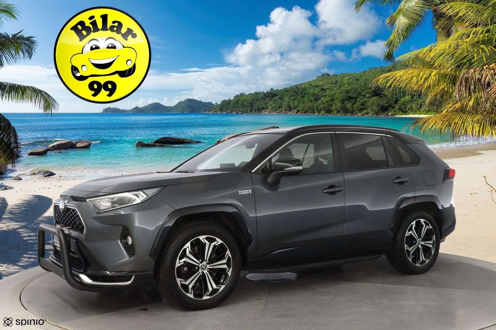 Toyota RAV4 Plug-in 2021 Hybrid 2,5 AWD-i Premium / ACC / Ilmastoidut muistipenkit / JBL / HUD / Kamera / Koukku / Panorama / Ratinlämmitin / Blis - 3,99 % KORKOTARJOUS TÄHÄN AUTOON 31.8. ASTI! - Viimeisin huolto Toyotalla 02/25 55tkm! / Kahdet alumiinivanteet hyvillä renkailla / Todella näyttävä yksilö! 