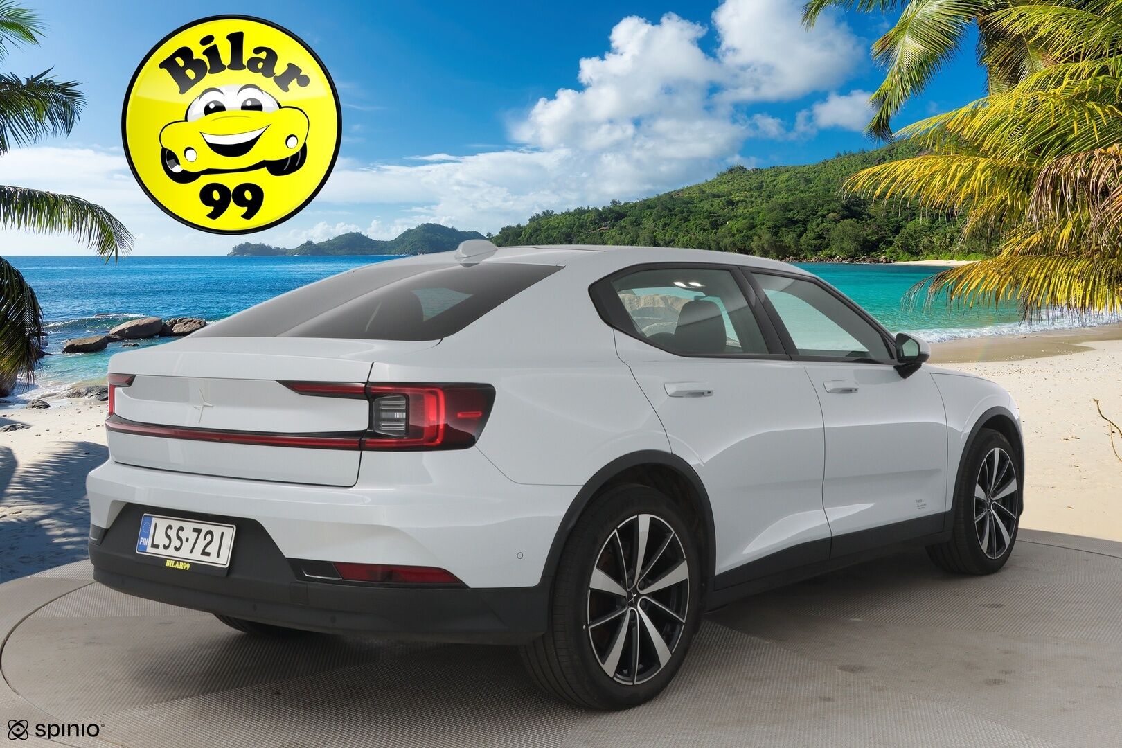 Polestar 2 2021 Launch Edition, 300kW, 78kWh *Pilot & Plus paketti / Lasikatto / H&K äänentoisto / ILP / Vetokoukku* - *Merkkiliikkeen huoltohistoria / Sähkösäätöiset etuistuimet: Kuljettajan muistilla / Navigointi / 2x Renkaat & Vanteet*