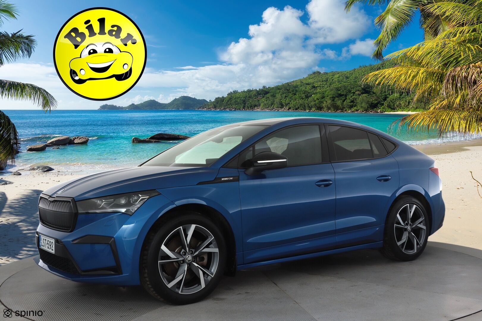 Skoda Enyaq 2024 Coupe 85 SportLine Business - | ACC | ILP | Koukku | Matrix-LED | Muistipenkki | Lasikatto | P.Kamera | Keyless | Suomi-auto | Kahdet Renkaat|