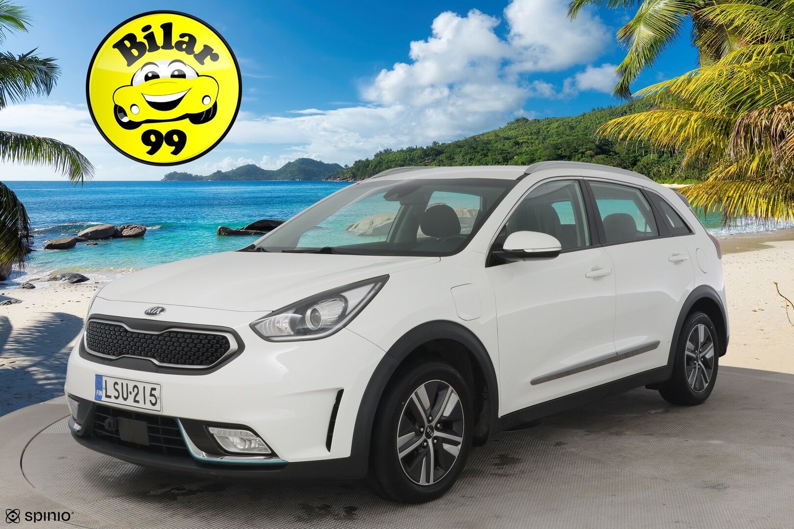 Kia Niro 2019 1,6 GDI Hybrid EX DCT * Adapt. Vak / Parkkitutkat takana / Lohko + sisä / Ratinläm * - Huollettu 10/25 / Merkkiliikkeen huoltokirja / Katsastus 6/26 * - HULLU BLACKWEEK KORKOTARJOUS 2,49%
