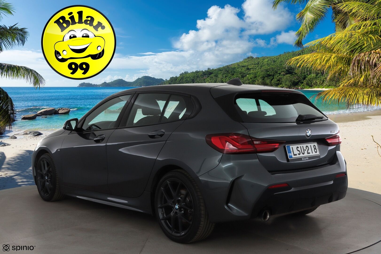 BMW 118 2021 F40 Hatchback 118i A Business M Sport * Vakkari / P.tutkat / Hifi / Digimittaristo / Sporttipenkit / LED * - Kahdet renkaat aluvanteilla - HULLUT BLACKWEEK JATKOT - KORKOTARJOUS 2,49%
