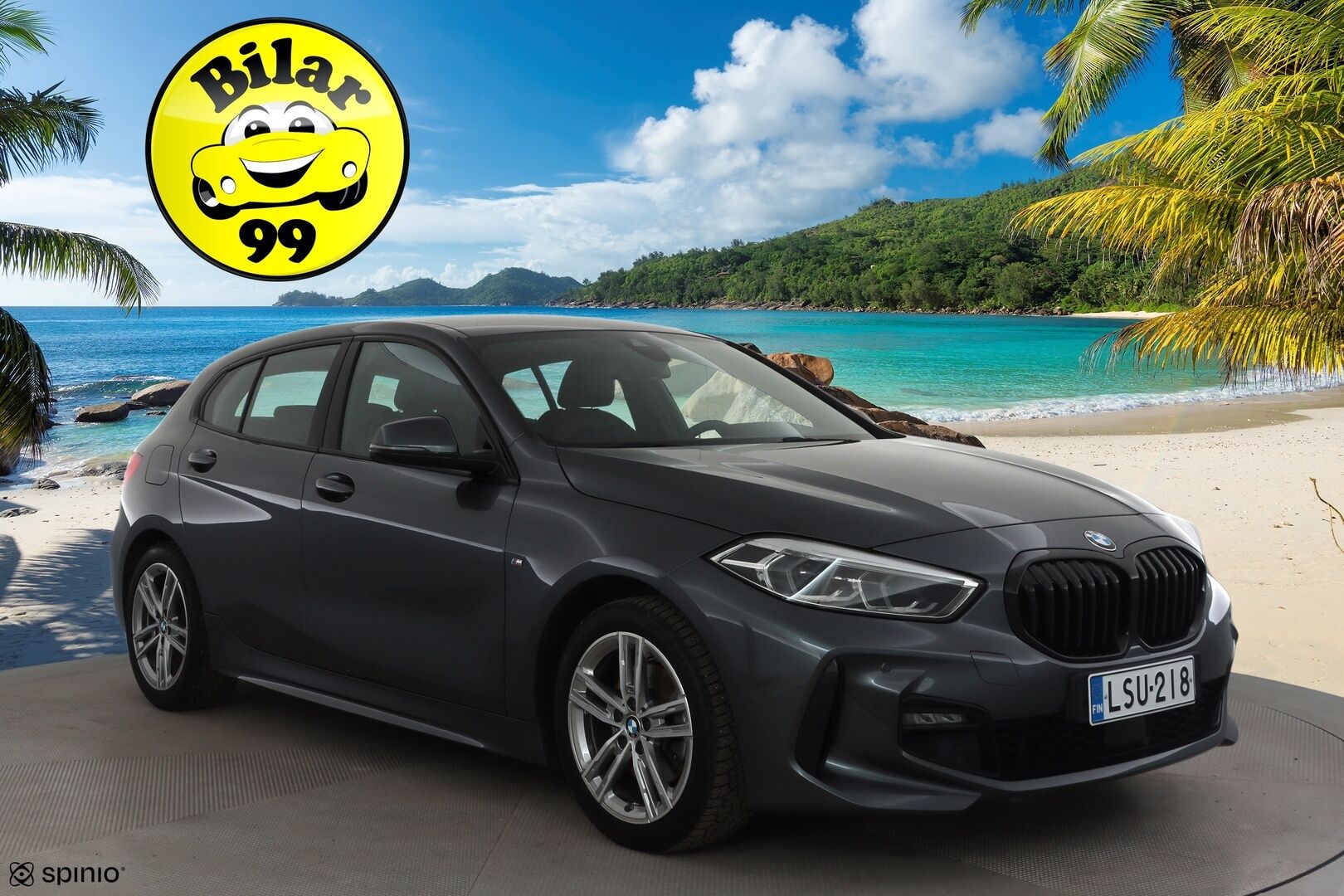 BMW 118 2021 F40 Hatchback 118i A Business M Sport * Vakkari / P.tutkat / Hifi / Digimittaristo / Sporttipenkit / LED * - Kahdet renkaat aluvanteilla - HULLUT BLACKWEEK JATKOT - KORKOTARJOUS 2,49%