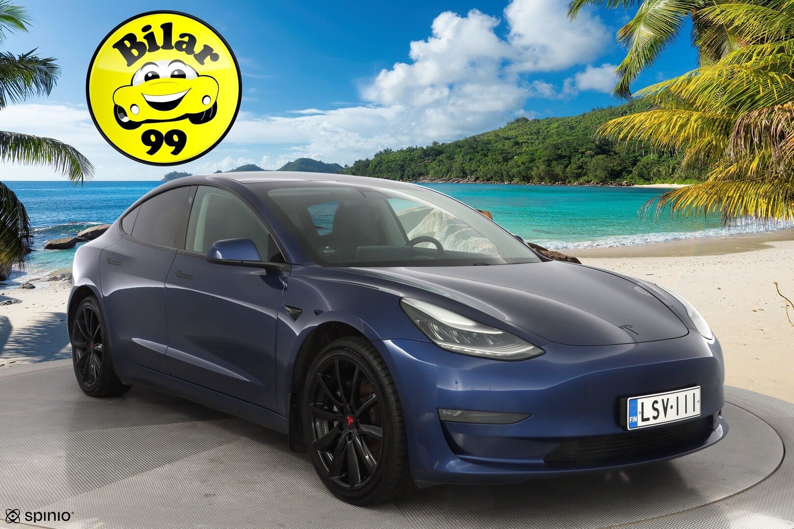 Tesla Model 3 2019 Long-Range Dual Motor AWD *Premium audio / Nahat / Kamera / ACC / Lasikatto* - Kahdet renkaat / Kahdet laturit / Premium Audio