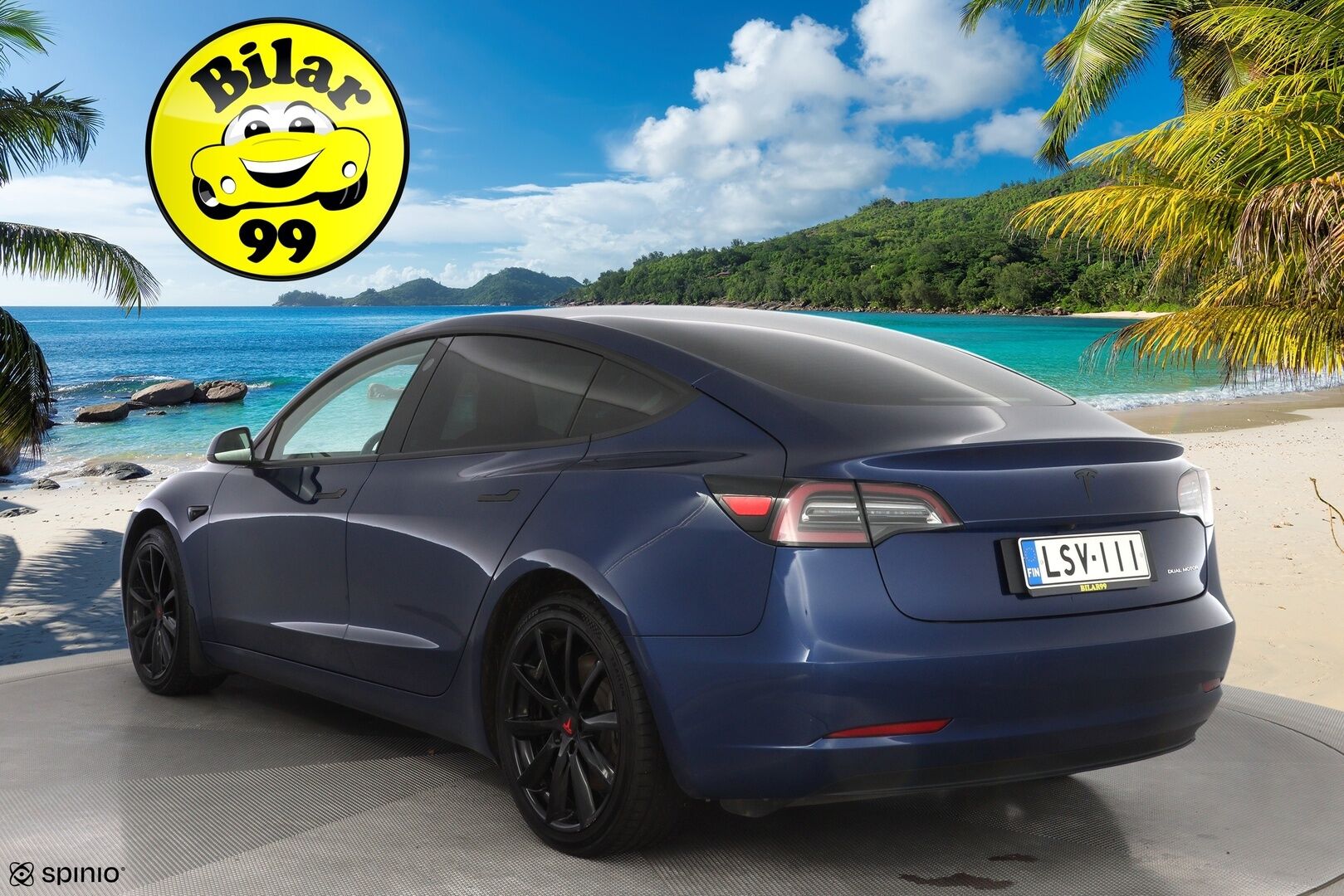 Tesla Model 3 2019 Long-Range Dual Motor AWD *Premium audio / Nahat / Kamera / ACC / Lasikatto* - Kahdet renkaat / Kahdet laturit / Premium Audio