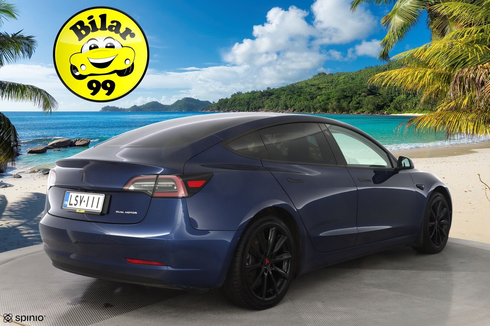 Tesla Model 3 2019 Long-Range Dual Motor AWD *Premium audio / Nahat / Kamera / ACC / Lasikatto* - Kahdet renkaat / Kahdet laturit / Premium Audio