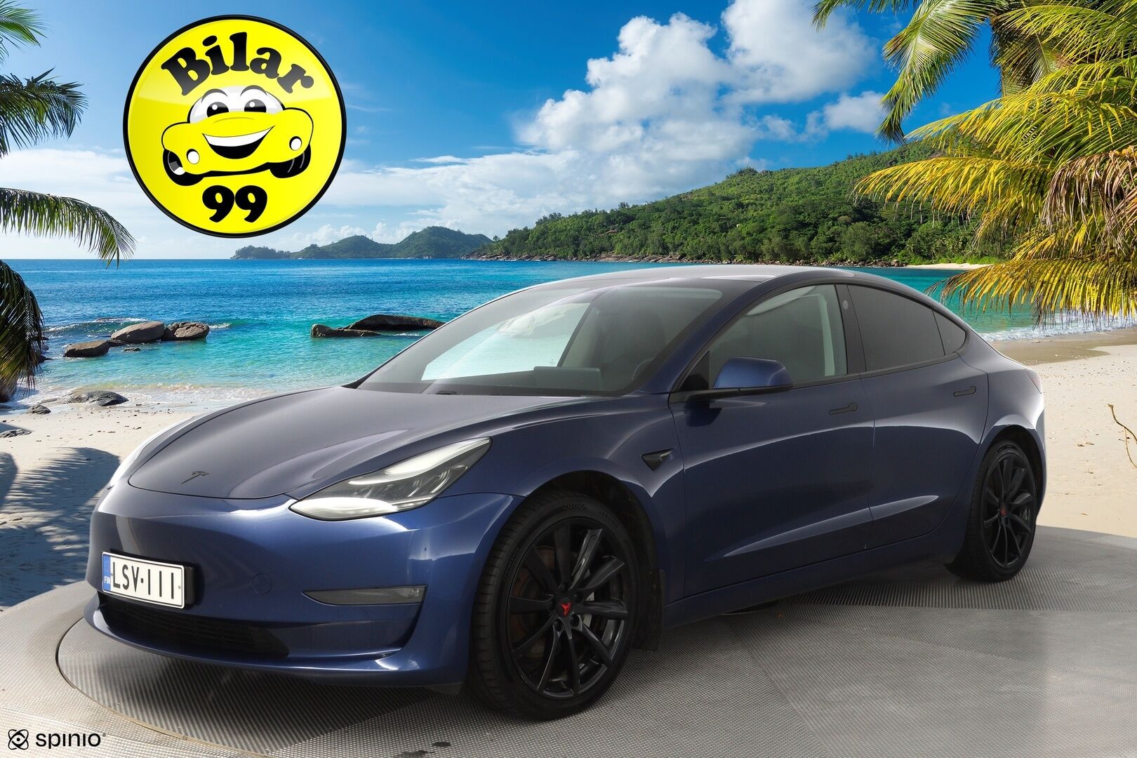 Tesla Model 3 2019 Long-Range Dual Motor AWD *Premium audio / Nahat / Kamera / ACC / Lasikatto* - Kahdet renkaat / Kahdet laturit / Premium Audio