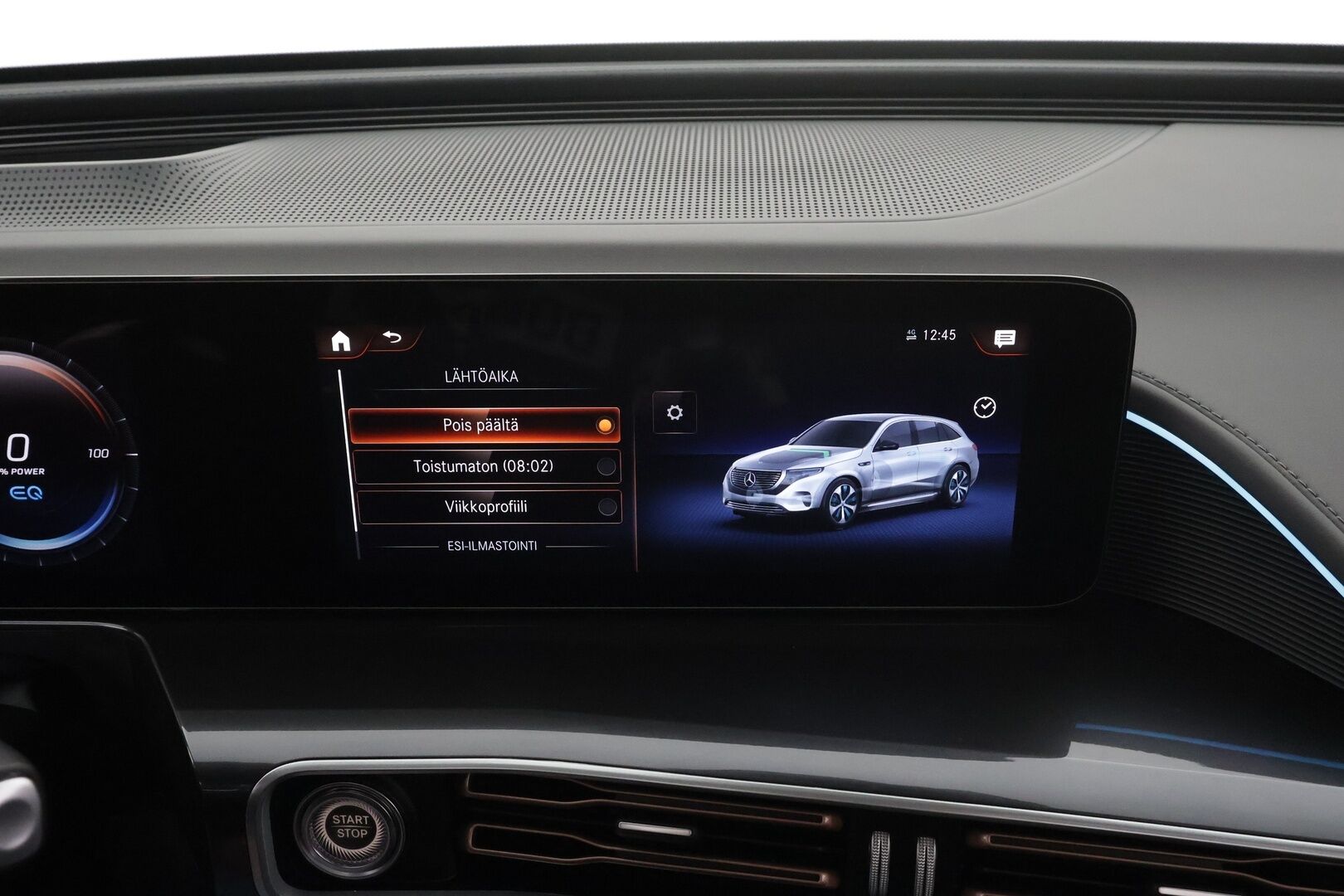 Mercedes-Benz EQC 2023 400 4MATIC Business AMG * Distronic+ / HUD / 360° / Muistipenkit / Multibeam / Midline / Lasikattoluukku / Widescreen * - Kahdet renkaat aluvanteilla