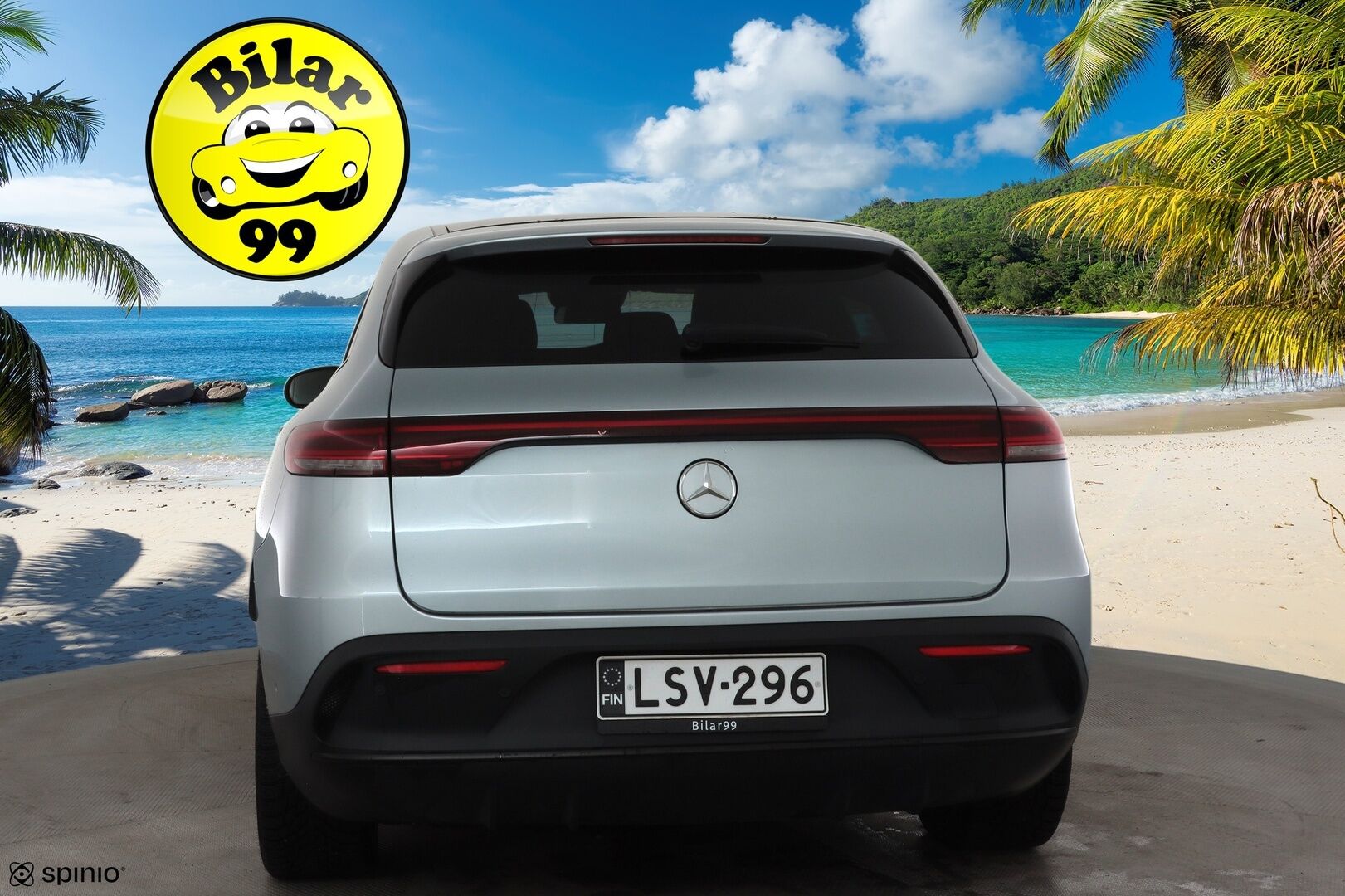 Mercedes-Benz EQC 2023 400 4MATIC Business AMG * Distronic+ / HUD / 360° / Muistipenkit / Multibeam / Midline / Lasikattoluukku / Widescreen * - Kahdet renkaat aluvanteilla