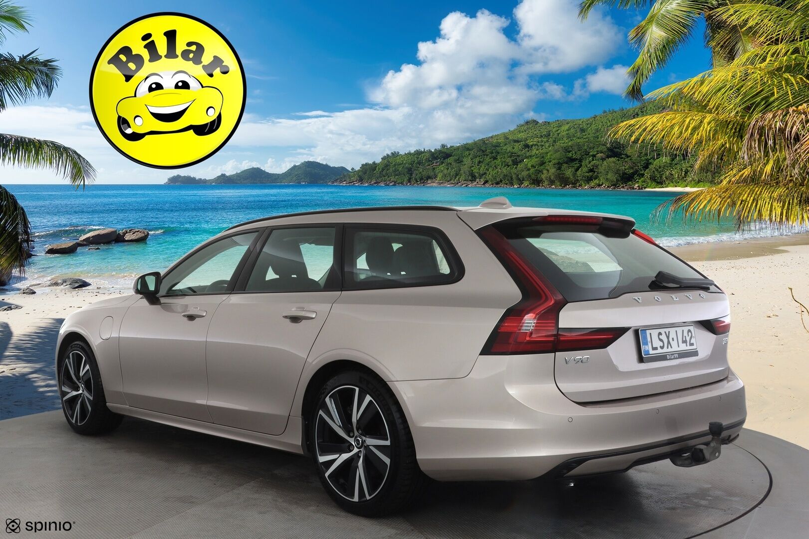 Volvo V90 2025 T8 AWD Long Range High Performance Plus Dark aut - | Pilot assist | Koukku | Muistipenkit | H/K | Full-LED | P.kamera | Sporttinahat | Ratinlämmitys | Keyless | Apple&Android | 1.Om Suomi-auto | Kahdet Renkaat | Merkkihuollettu |