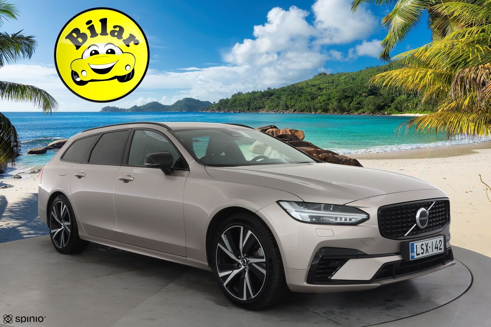 Volvo V90 2025 T8 AWD Long Range High Performance Plus Dark aut - | Pilot assist | Koukku | Muistipenkit | H/K | Full-LED | P.kamera | Sporttinahat | Ratinlämmitys | Keyless | Apple&Android | 1.Om Suomi-auto | Kahdet Renkaat | Merkkihuollettu |