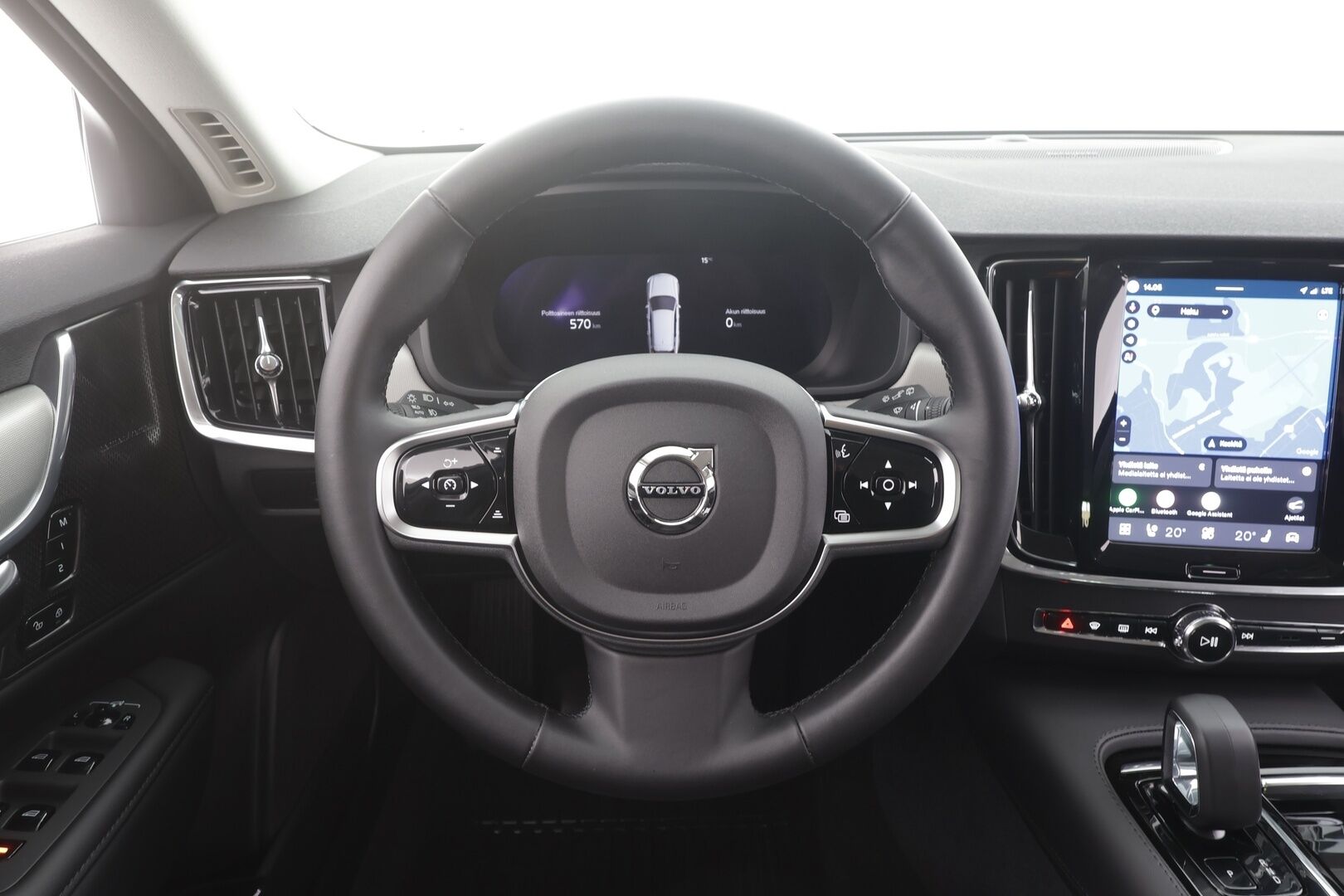 Volvo V90 2025 T8 AWD Long Range High Performance Plus Dark aut - | Pilot assist | Koukku | Muistipenkit | H/K | Full-LED | P.kamera | Sporttinahat | Ratinlämmitys | Keyless | Apple&Android | 1.Om Suomi-auto | Kahdet Renkaat | Merkkihuollettu |