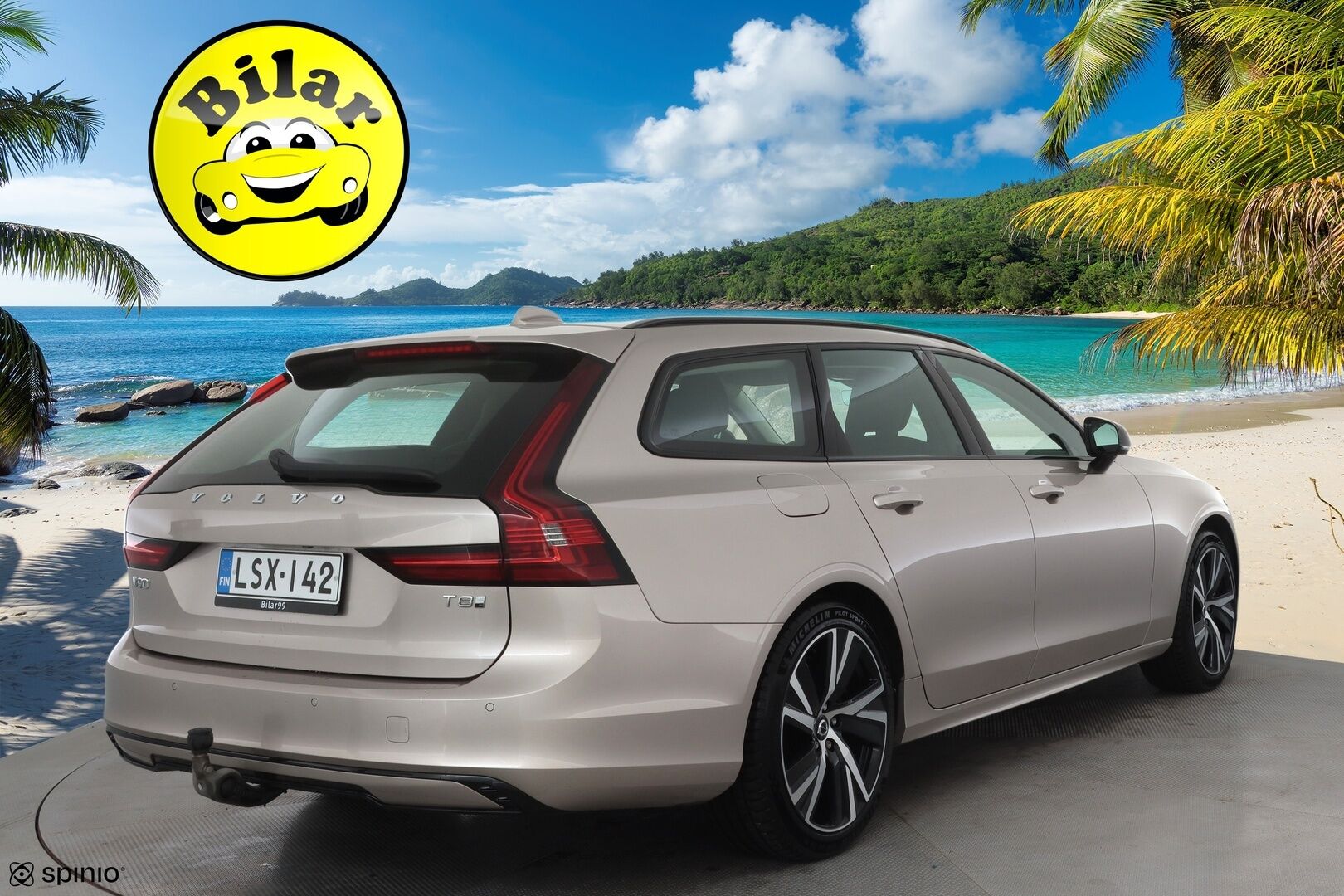 Volvo V90 2025 T8 AWD Long Range High Performance Plus Dark aut - | Pilot assist | Koukku | Muistipenkit | H/K | Full-LED | P.kamera | Sporttinahat | Ratinlämmitys | Keyless | Apple&Android | 1.Om Suomi-auto | Kahdet Renkaat | Merkkihuollettu |