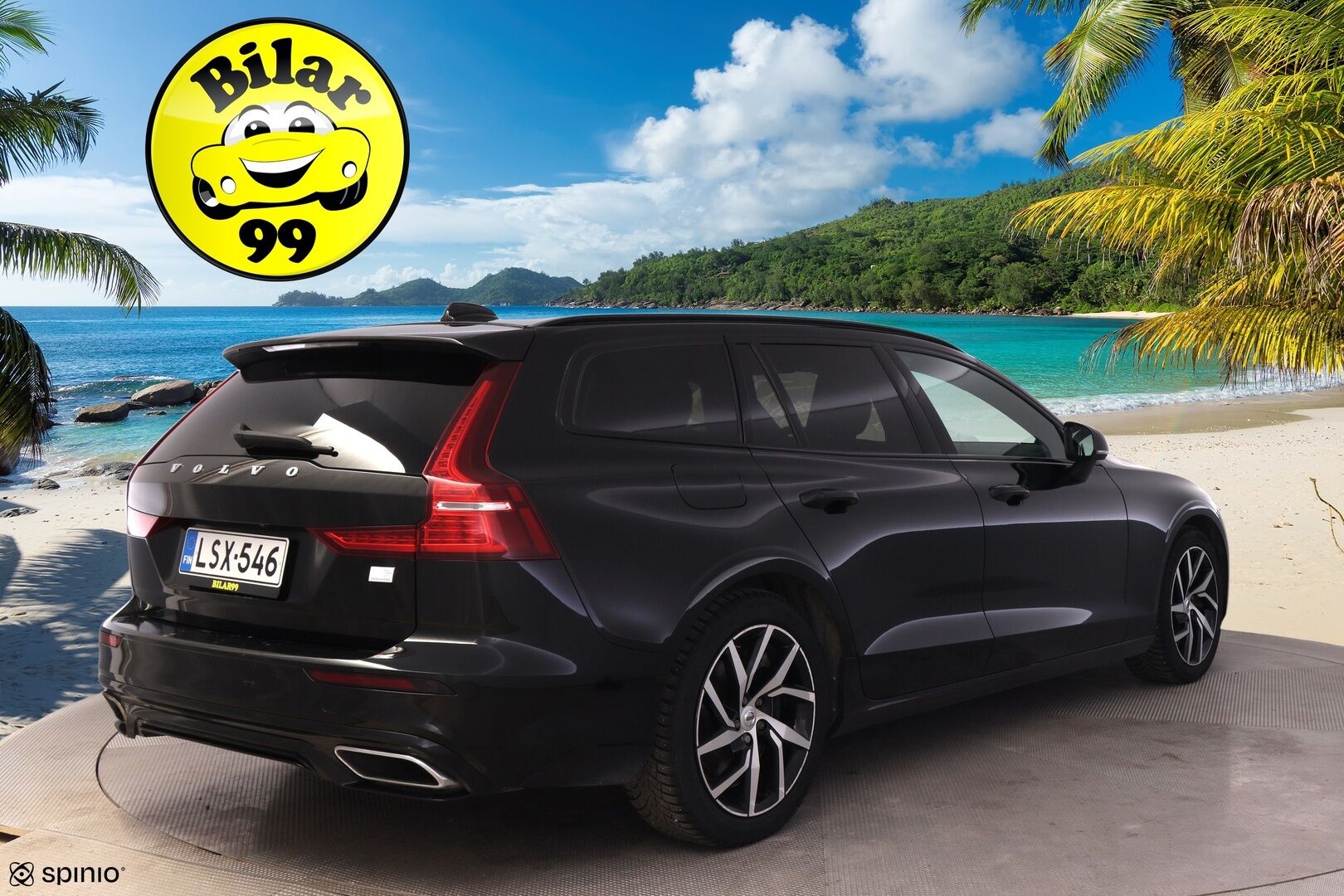 Volvo V60 2022 T6 TwE AWD R-Design Edition aut *ACC/ VOC / S.koukku / P.kamera / Nahkasisusta* - Kaksin Bridgestone renkain! / Hiljattain huollettu! / Uusi tuulilasi!