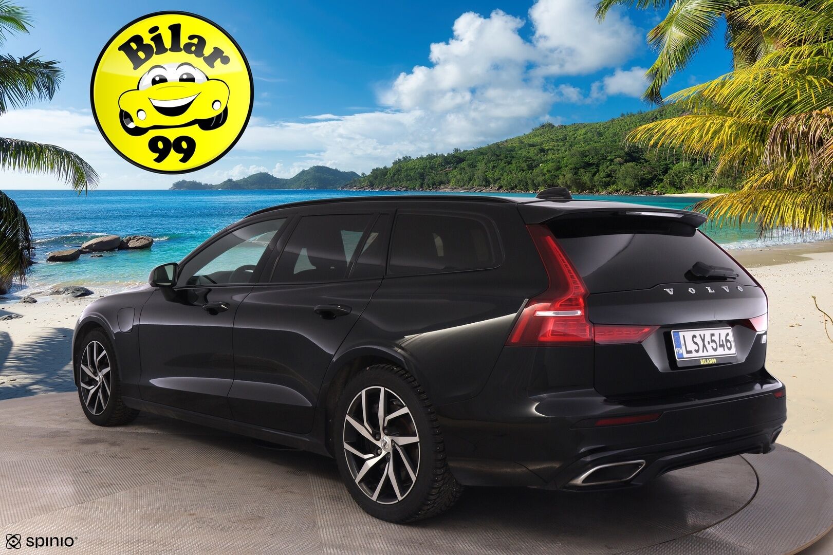 Volvo V60 2022 T6 TwE AWD R-Design Edition aut *ACC/ VOC / S.koukku / P.kamera / Nahkasisusta* - Kaksin Bridgestone renkain! / Hiljattain huollettu! / Uusi tuulilasi!