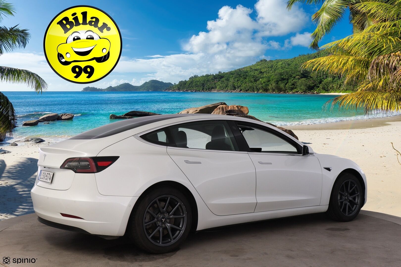 TESLA MODEL 3 2019 Standard Range Plus / Autopilot / Premium Audio / Musta Nahkasisusta / Lasikatto / Peruutuskamera /
