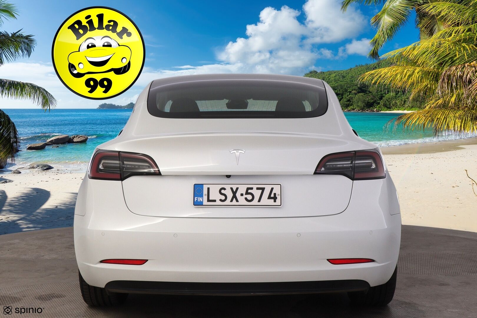 TESLA MODEL 3 2019 Standard Range Plus / Autopilot / Premium Audio / Musta Nahkasisusta / Lasikatto / Peruutuskamera /