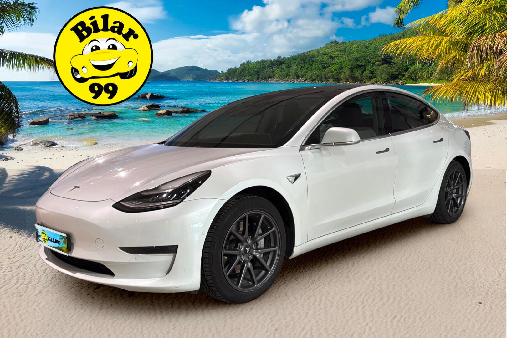 TESLA MODEL 3 2019 Standard Range Plus / Autopilot / Premium Audio / Musta Nahkasisusta / Lasikatto / Peruutuskamera /