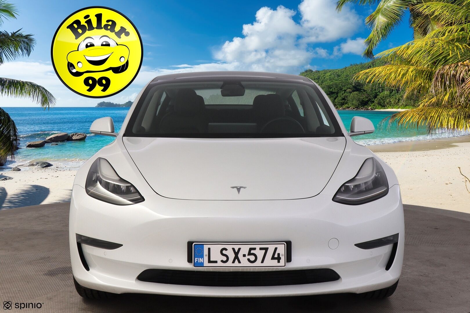 TESLA MODEL 3 2019 Standard Range Plus / Autopilot / Premium Audio / Musta Nahkasisusta / Lasikatto / Peruutuskamera /