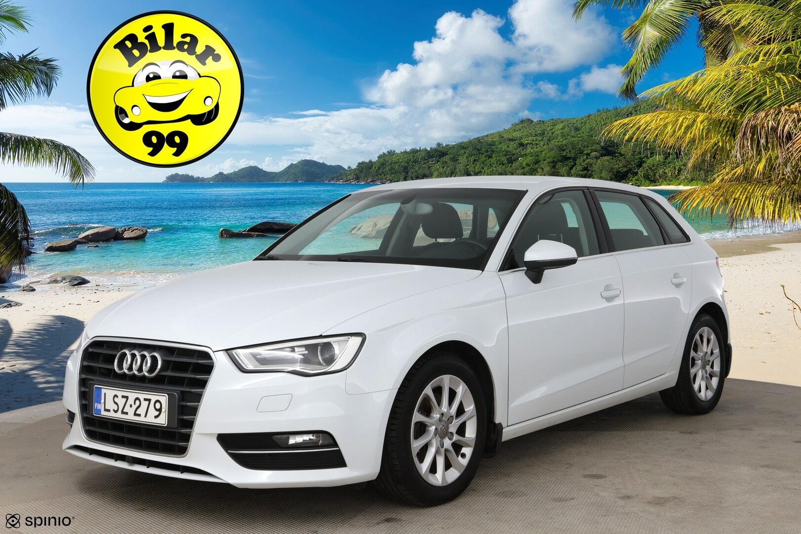 Audi A3 2013 Sportback Business 1,4 TFSI 90 kW / Suomi-auto / Vakkari / Koukku / Xenon-ajovalot - 2x renkaat / Juuri katsastettu 