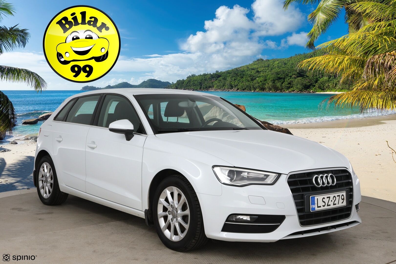 Audi A3 2013 Sportback Business 1,4 TFSI 90 kW / Suomi-auto / Vakkari / Koukku / Xenon-ajovalot - 2x renkaat / Juuri katsastettu 