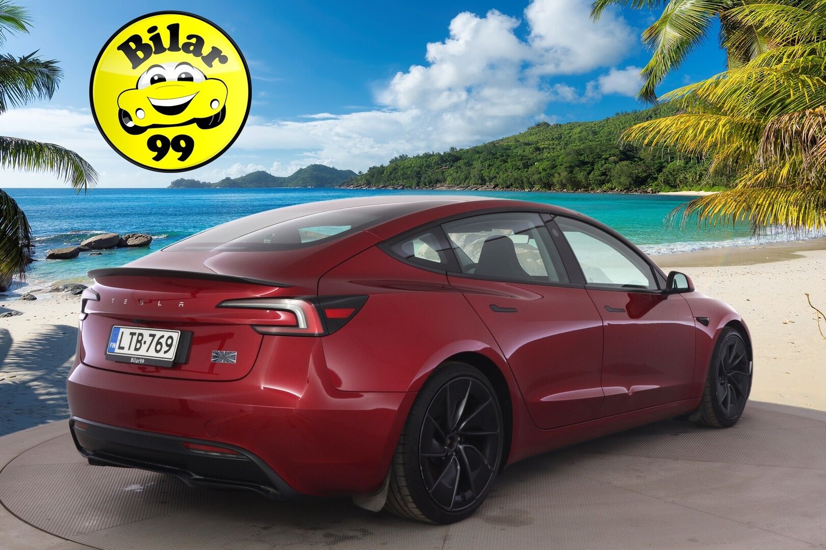 Tesla Model 3 2024 Performance AWD Highland * ILP / Lasikatto / ACC / Matrix / P.Kamera / Ilmastoitu Muistipenkki / Premium Audio * - * Upealla punaisella metallivärillä varustettu Highland * - HULLUT AVAJAISHULINAT KORKOTARJOUS 3,29 %