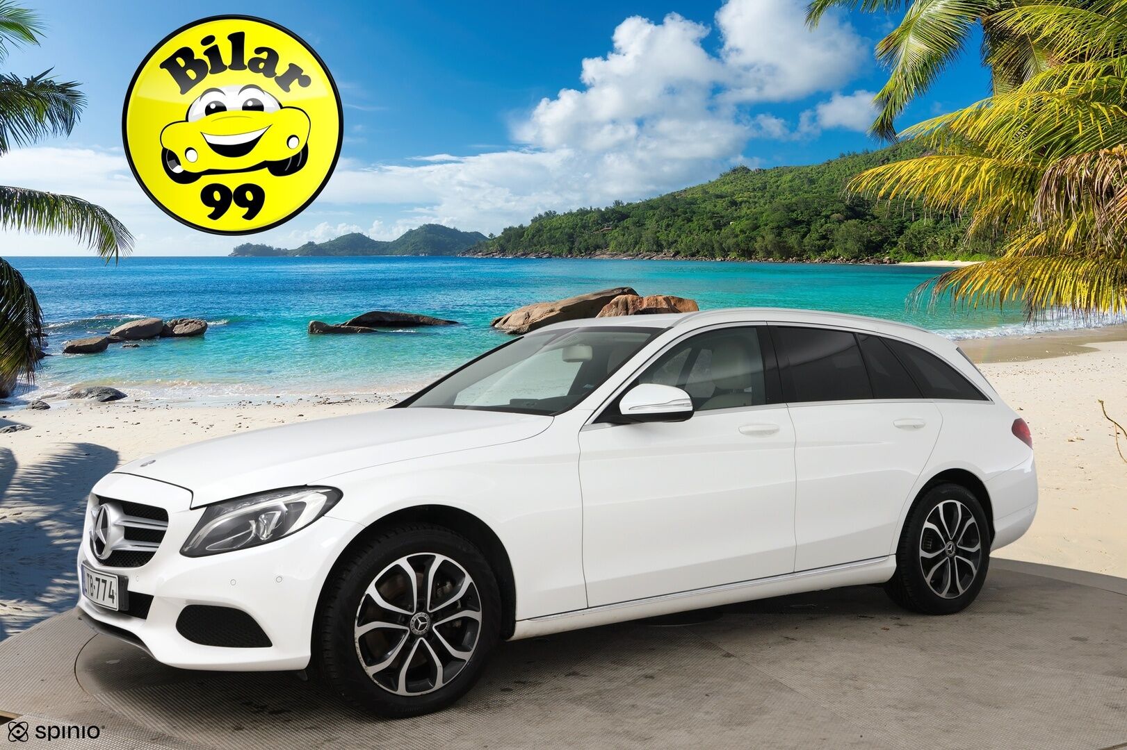 Mercedes-Benz C 2015 250 Bluetec 4MATIC / Vakkari / Webasto / Nahkaverhoilu / Vetokoukku / Sähköluukku / NAVI / LED - Navi / P-tutkat / Alletaittuva vetokoukku 